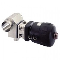 T Valve, Pneumatically Operated Stainless Steel Block Material 